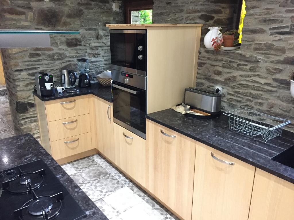 cuisine avec porte en frne 